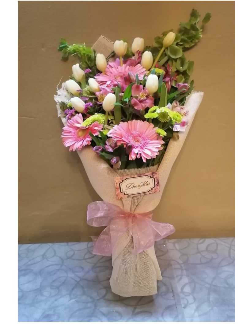 Details 300 tulipanes con gerberas - Abzlocal.mx